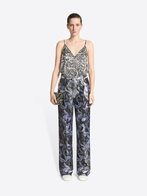 Printed Tailored Pants