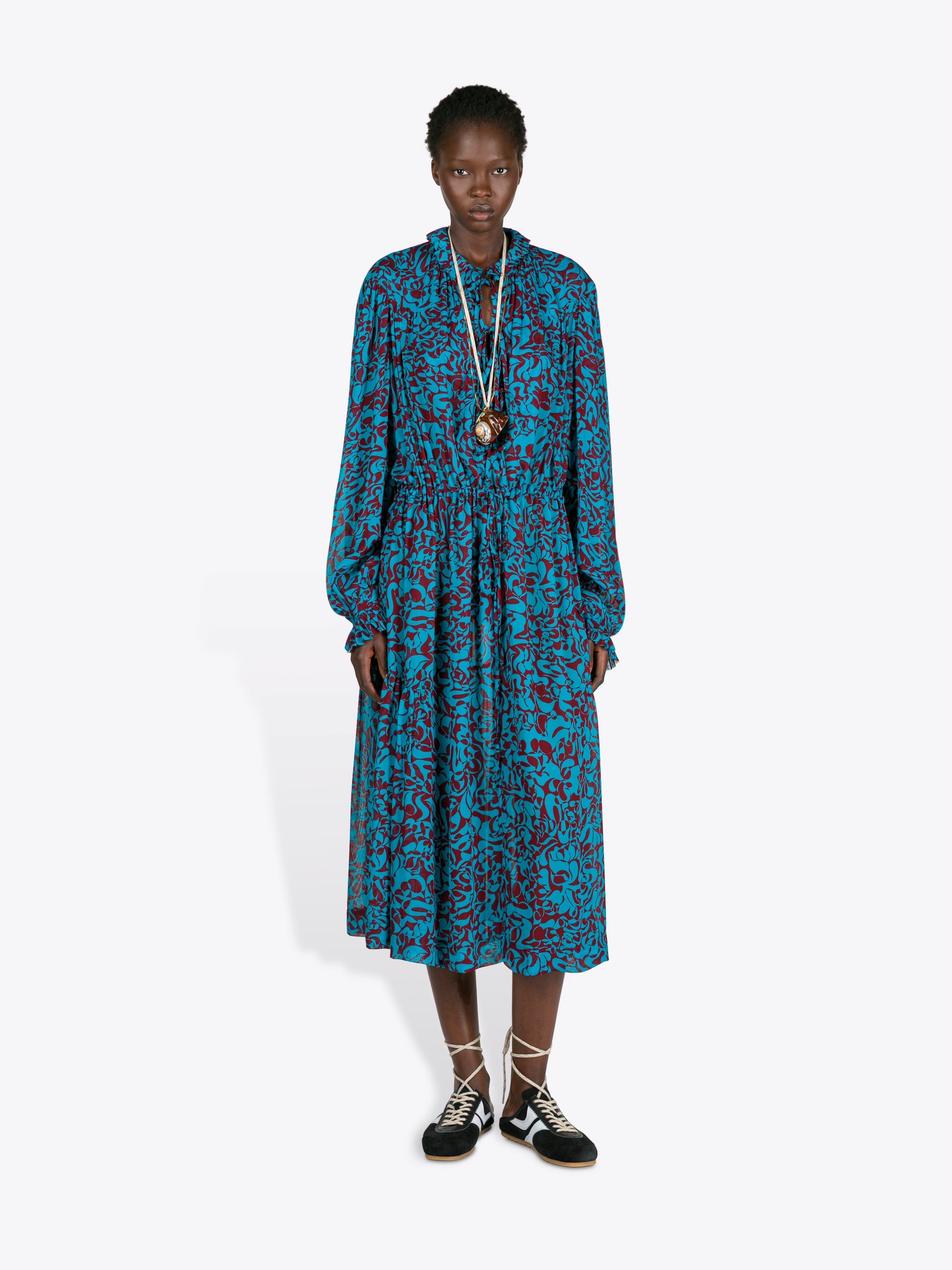 Printed Viscose Dress