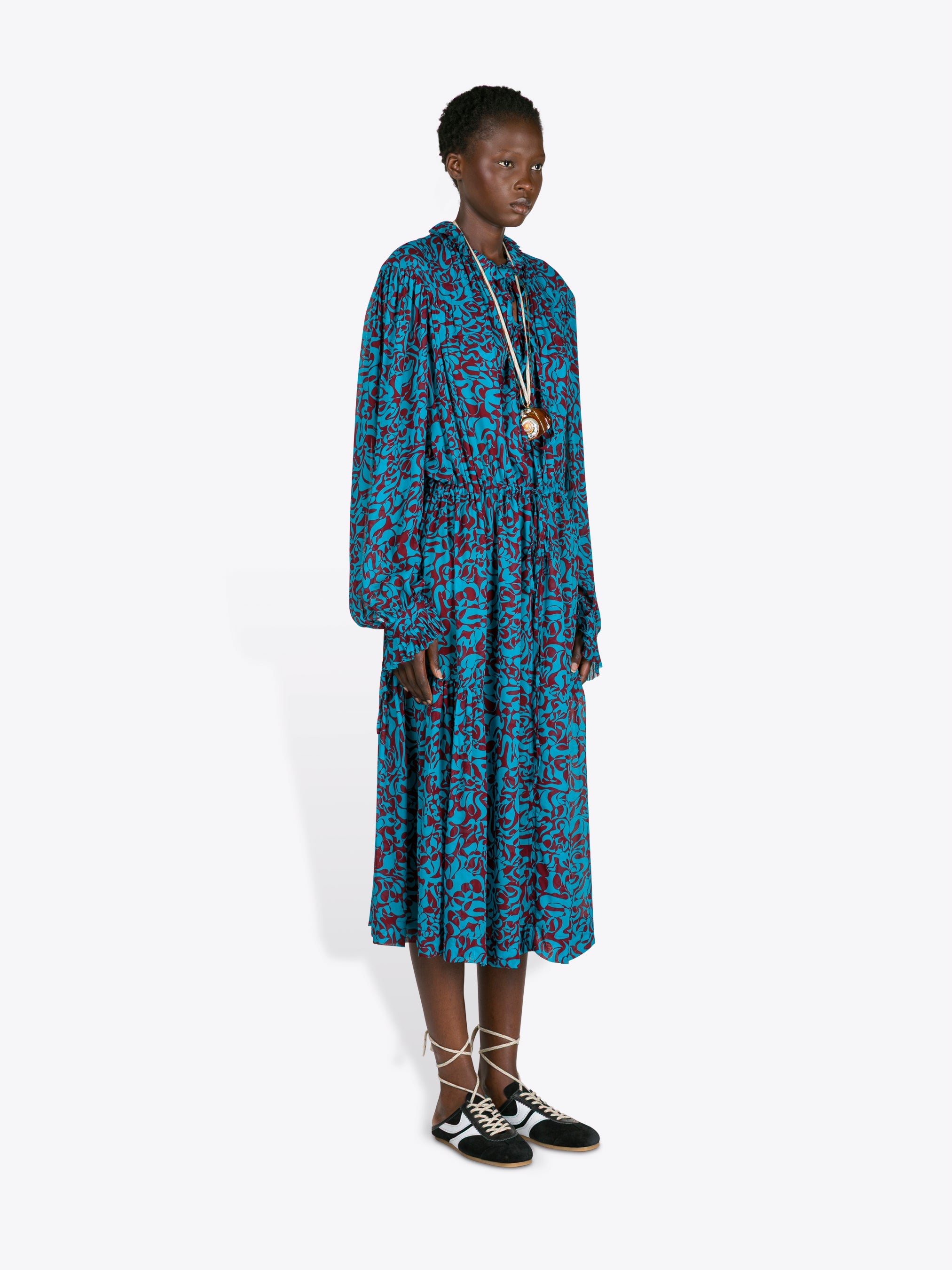 Printed Viscose Dress