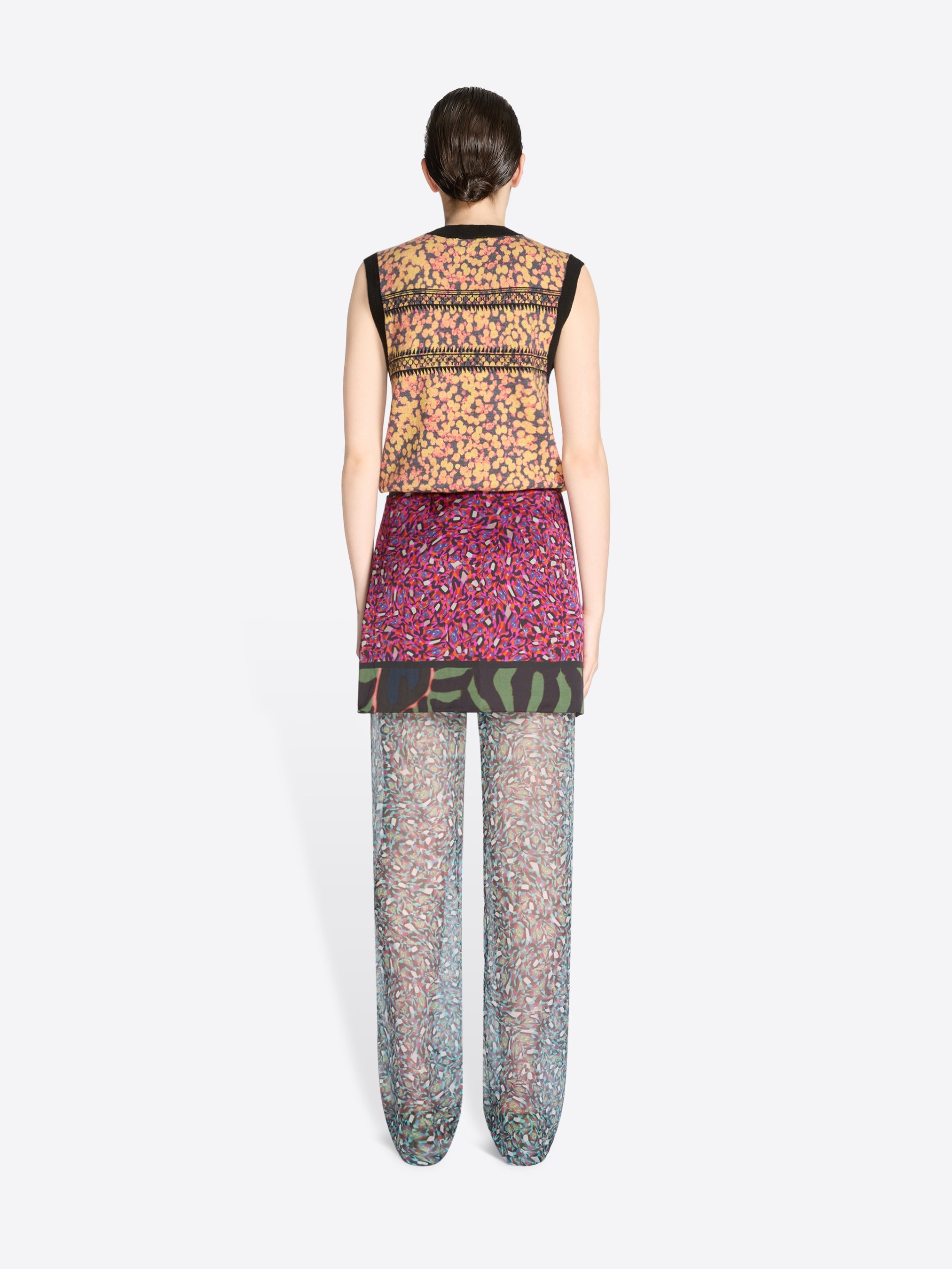Printed Wrap Skirt