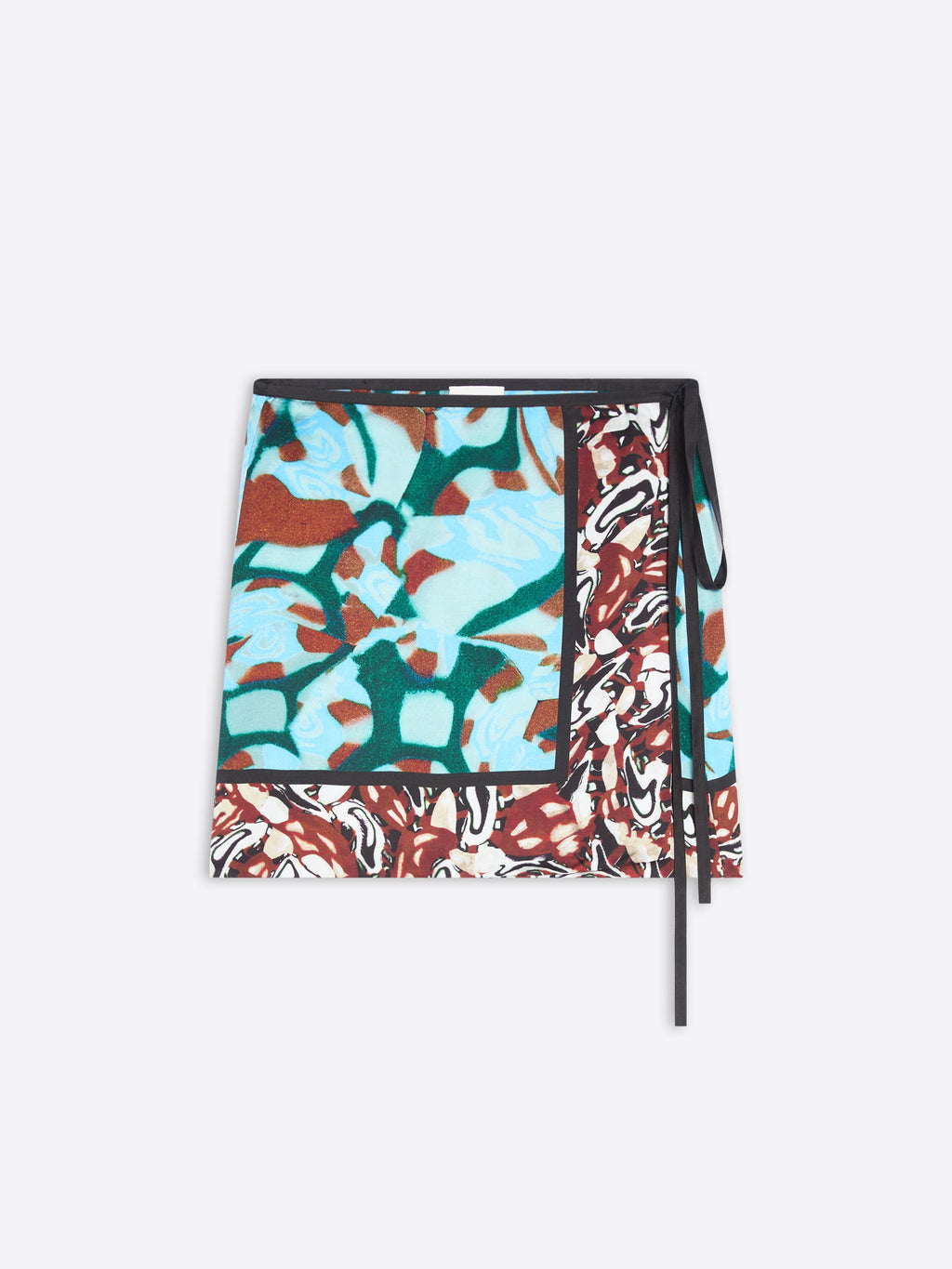 Printed Wrap Skirt