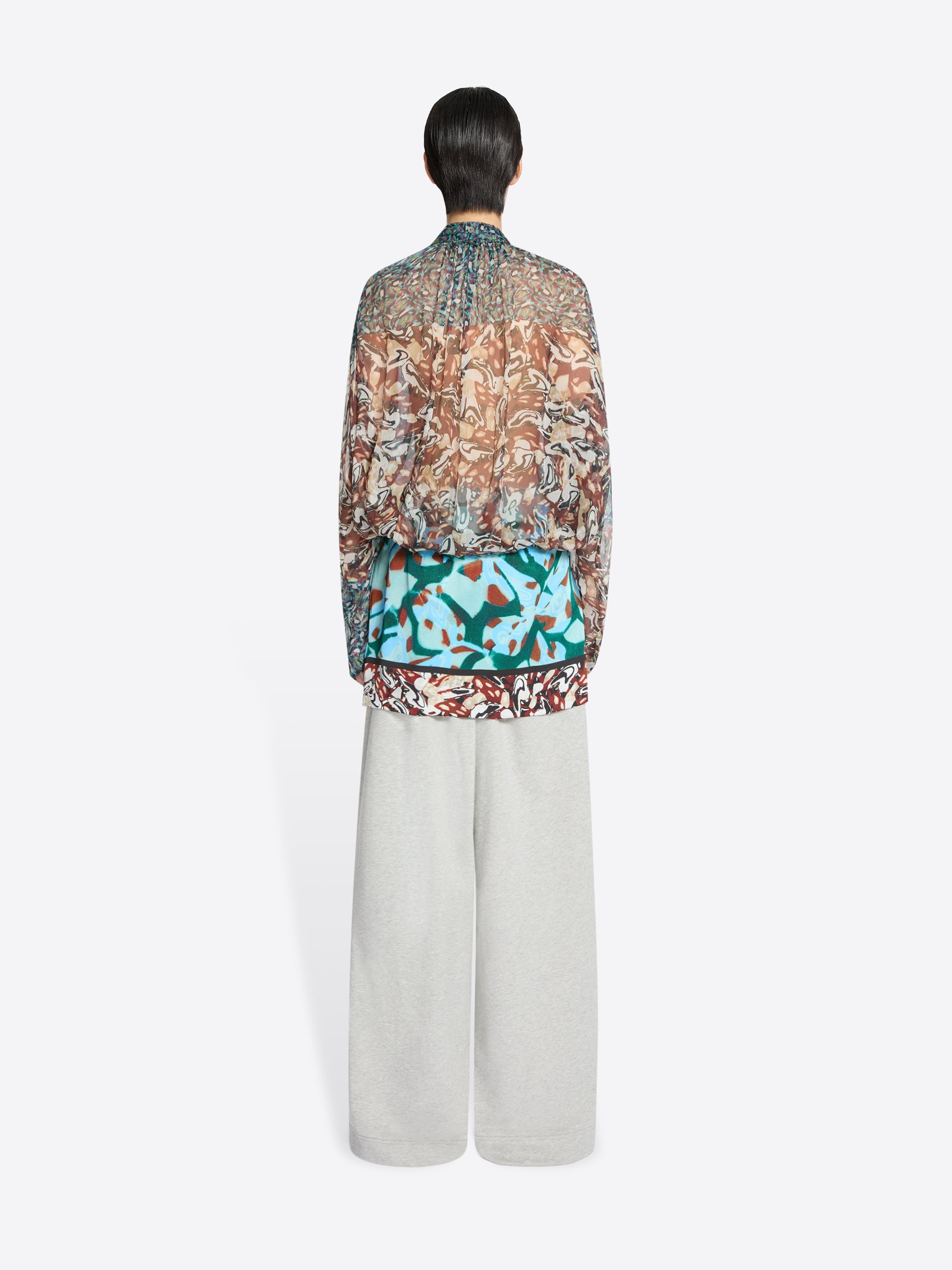 Printed Wrap Skirt