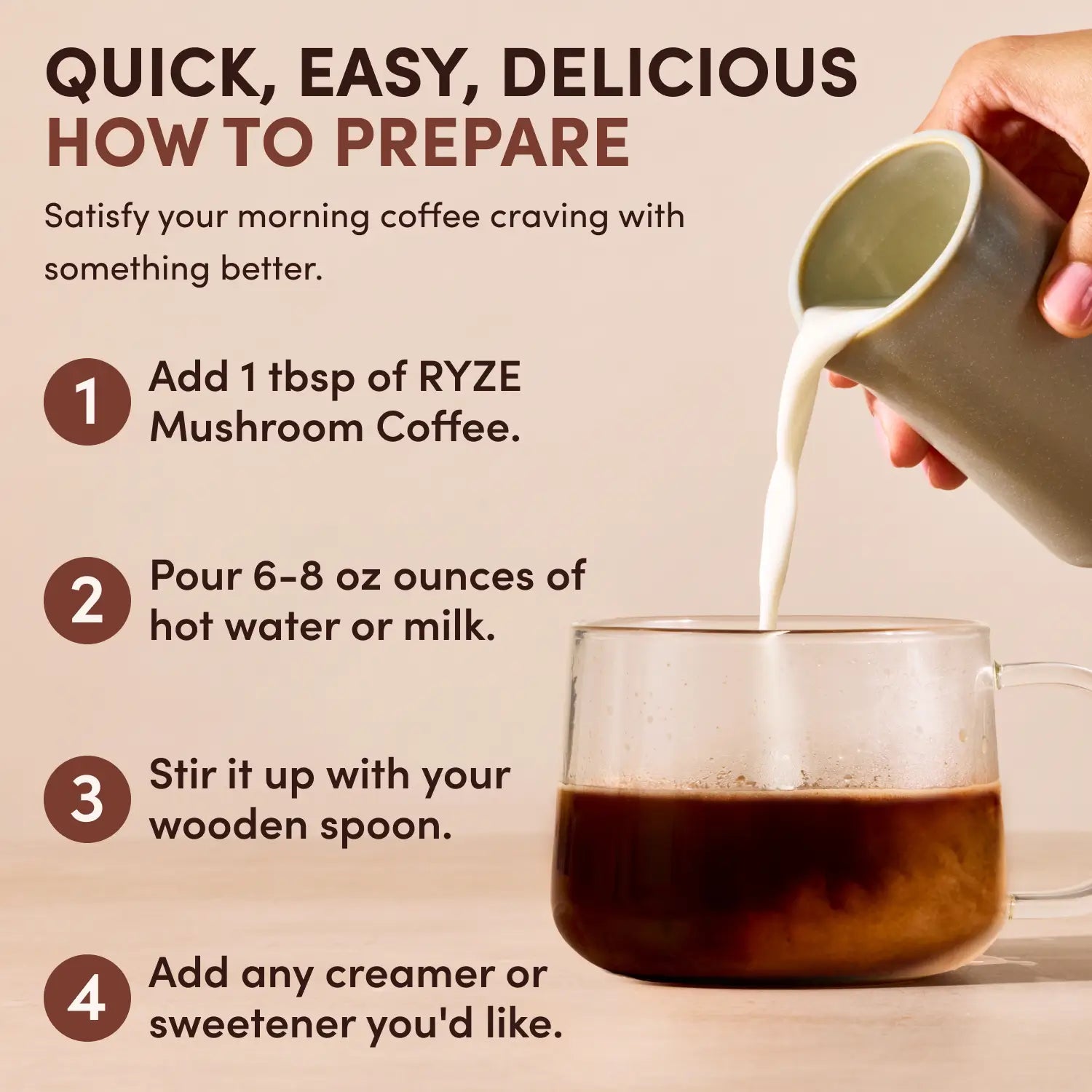RYZE Ritual Set Dark Roast (90 Servings) - for Morning and Evening Preparation