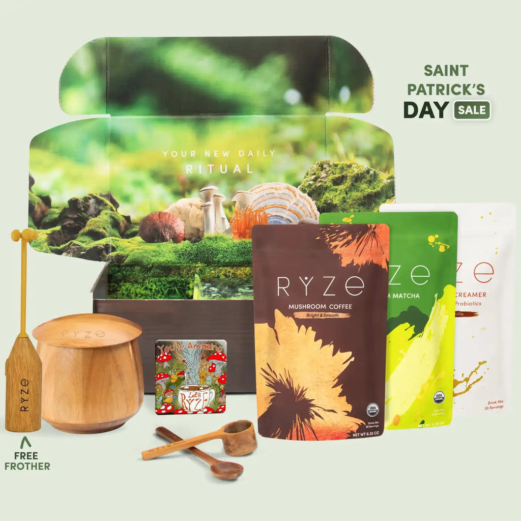 RYZE Ritual Set (Matcha and Coffee) - for Morning and Evening Preparation