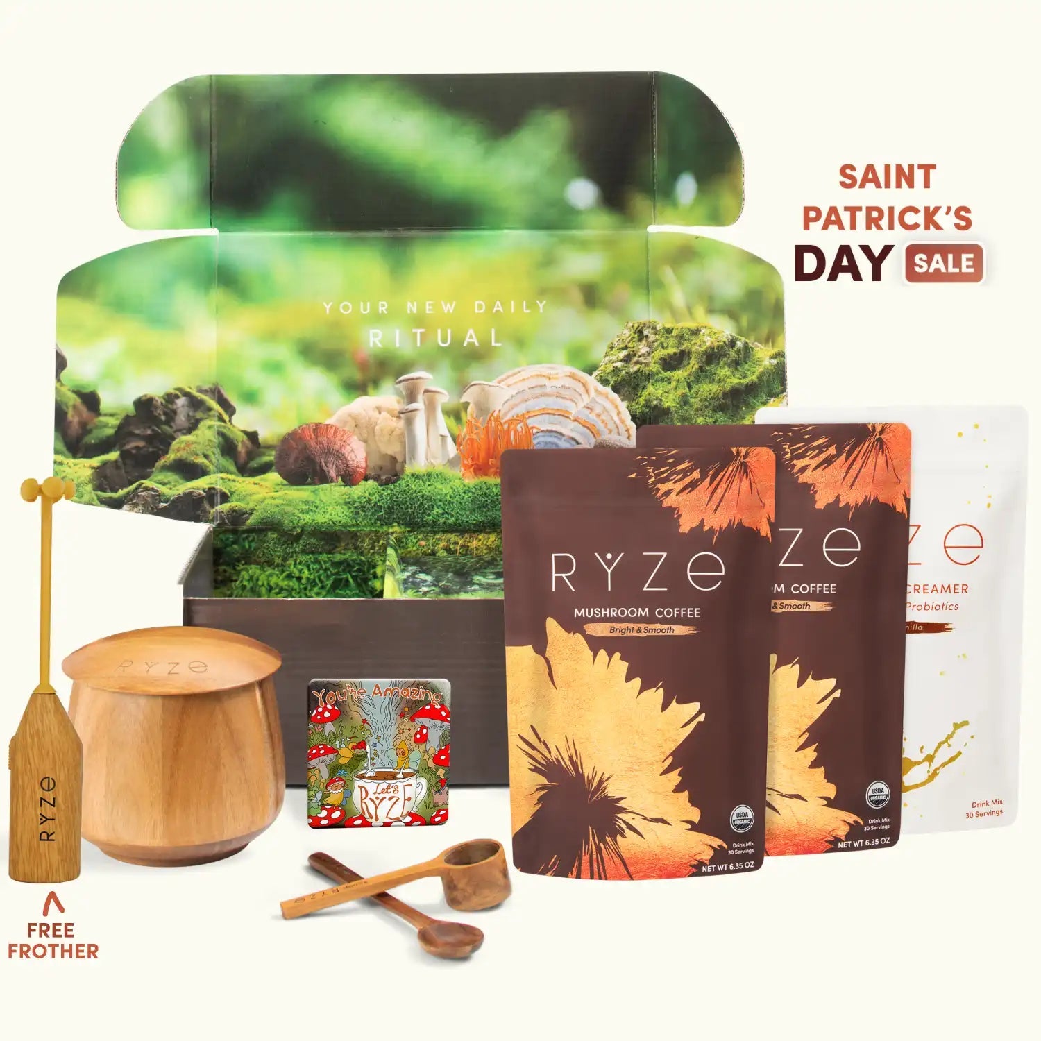 RYZE Ritual Set (90 Servings) - for Morning and Evening Preparation
